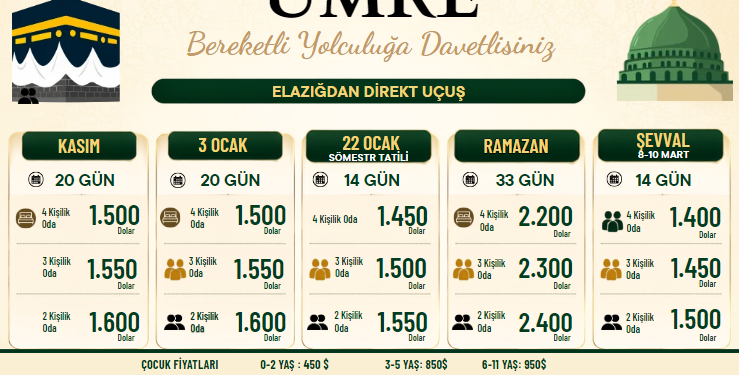 2026-2027 Umre Programları